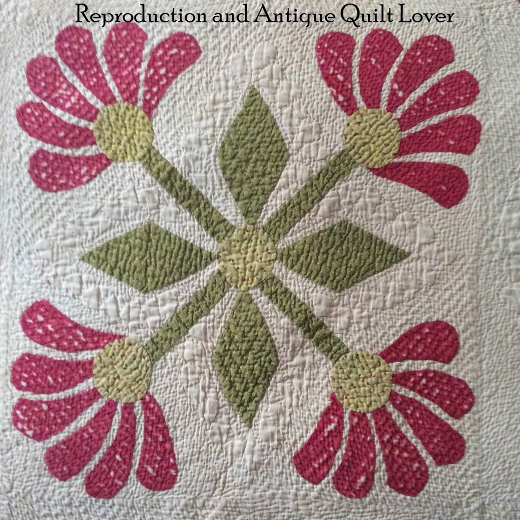 Whig Rose Quilt Hand Painted Needlepoint Canvas