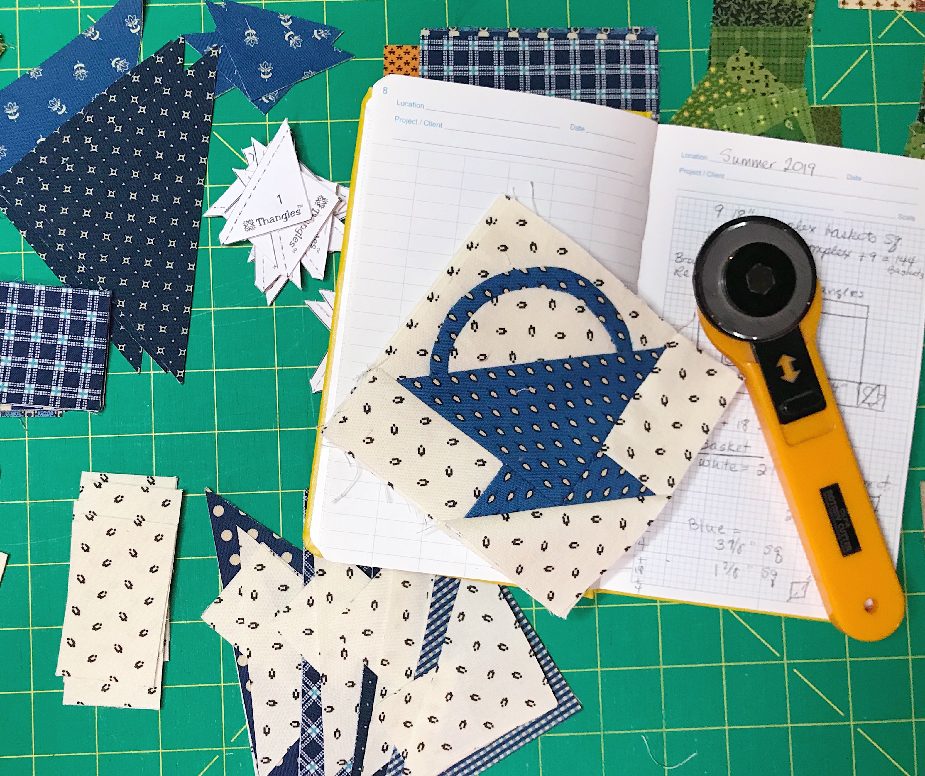 Bluebasketsinprogress Reproduction Quilt Lover